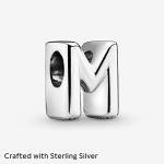 Pandora Sterling Silver Letter M Charm 797467
