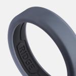 Men's Beveled Edge Silicone Wedding Band - 8mm
