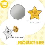 Golden Star Enamel Pins for Employee Appreciation