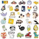 Cute Enamel Backpack Pins Set - 20/40/50 PCS