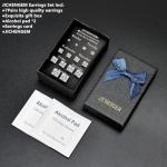 7-Pair Hypoallergenic Cubic Zirconia Stud Earrings Set