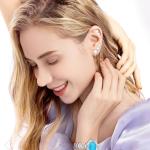 7-Pair Hypoallergenic Cubic Zirconia Stud Earrings Set