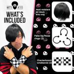 Emo Costume Set for Men - 2000s Goth Vibe