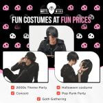 Emo Costume Set for Men - 2000s Goth Vibe