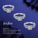 Butterfly Birthstone Engagement Ring Set in Silver