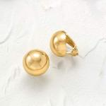 Italian 18kt Gold Over Sterling Dome Earrings