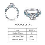 Butterfly Birthstone Engagement Ring Set in Silver