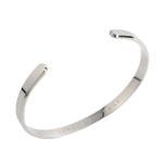 Men's Minimalist Titanium Cuff Bracelet - Waterproof