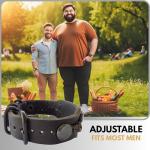 Rustic Leather Cross Bracelet for Men