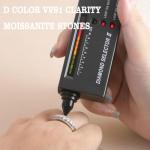 Moissanite Eternity Ring for Women, Size 8