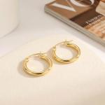 14K Gold Huggie Hoop Earrings for Her