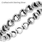 PANDORA Stackable Hearts Ring for Women