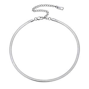 3mm Sterling Silver Dainty Choker Necklace 12inch