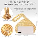 Glittering Rhinestone Masquerade Jewelry Set for Women