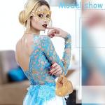 Glittering Rhinestone Masquerade Jewelry Set for Women