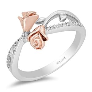 Disney Belle Rose Ring in 14K Rose Gold
