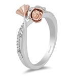 Disney Belle Rose Ring in 14K Rose Gold