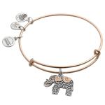 Elephant Charm Expandable Bangle by Alex and Ani