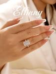 Radiant Cut 7 Carat Simulated Diamond Engagement Ring
