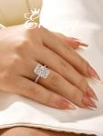 Radiant Cut 7 Carat Simulated Diamond Engagement Ring