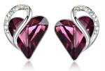 Heart Stud Earrings for Valentine's Day Gift