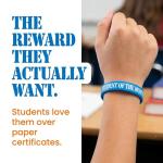 Anderson's Student of the Month Silicone Bracelets, 25 Pack