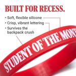 Anderson's Student of the Month Silicone Bracelets, 25 Pack