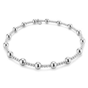 Sterling Silver Stretch Charm Bracelets for Women