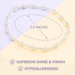 Sterling Silver Stretch Charm Bracelets for Women