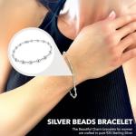Sterling Silver Stretch Charm Bracelets for Women
