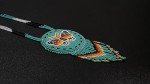 Turquoise Layered Beaded Native American Necklace