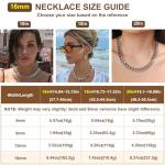 Chunky Cuban Link Chain Necklace in Gold/Silver