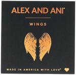 Gold Expandable Wings Charm Bangles Set of 2