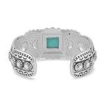 Montana Silversmiths Turquoise Flourished Cuff Bracelet