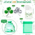 Clover Lapel Pins & Shamrock Brooch Sets