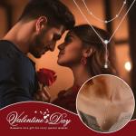 Elegant Layered Teardrop Sterling Silver Necklace