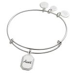 Alex and Ani Aunt Bangle Bracelet with Guide Charm