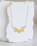 Philippine Sun Araw Statement Necklace in Gold