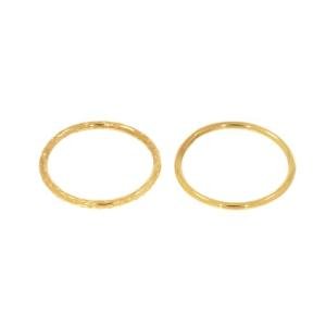 Hey Harper Gold Stackable Ring Set for Women