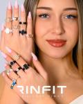 Rinfit Women’s Silicone Wedding Rings - Size 7