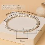 Faithful Christian Cross Sterling Silver Bracelet