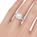 Jeulia Classic 925 Sterling Silver Ring Set