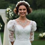 Bohemian Crystal Teardrop Necklace & Earrings Set