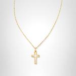 Kendra Scott Gold-Opal Cross Pendant Necklace