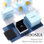 Moissanite Wedding Band for Women in White Gold