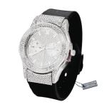 Moissanite Diamond Gold Watch for Men, Waterproof