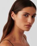 14K Gold Plated Hoop & Stud Earrings Set
