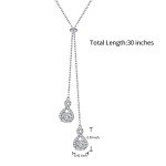 Double Layered Infinity Lariat Necklace for Moms