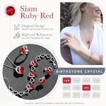 Infinity Heart Stud Earrings in Silver Tone