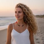 Colorful Handmade Beaded Gemstone Choker Necklace